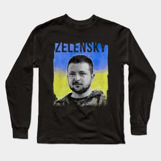 Zelensky Ukraine Long Sleeve T-Shirt